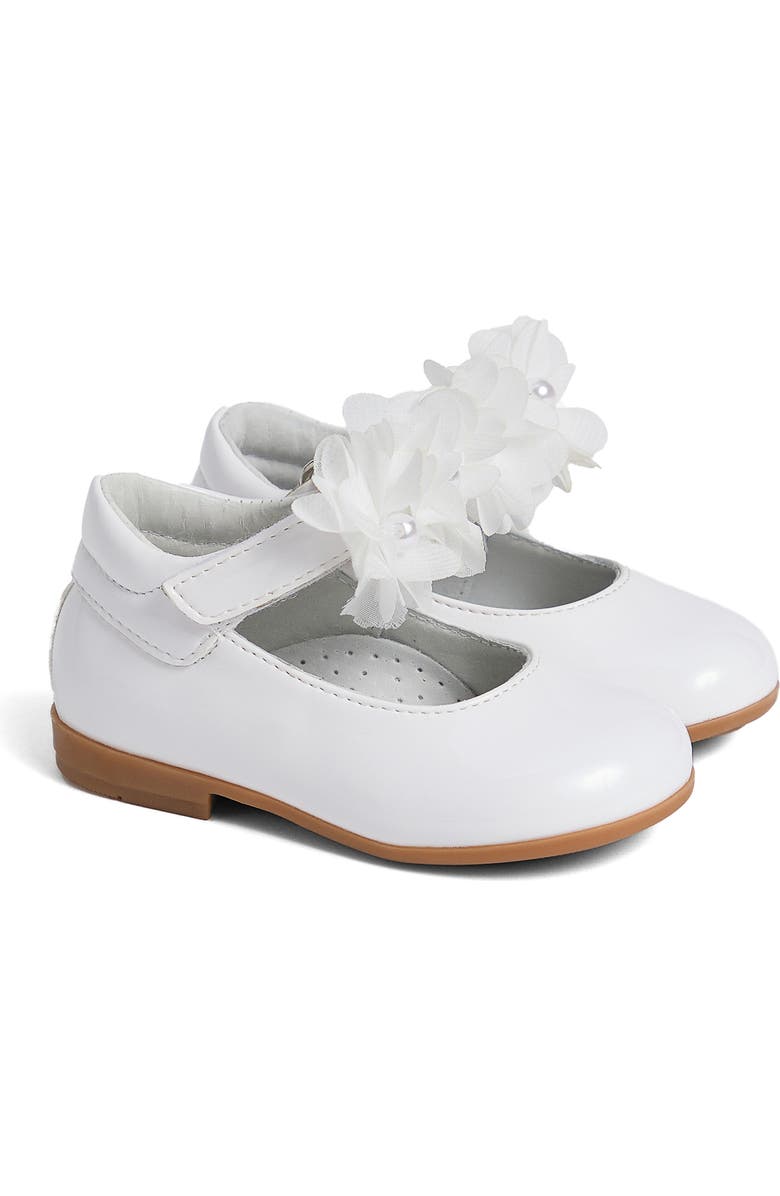 NeroGiardini Kids' Mary Jane Ballet Flat, Main, color, White