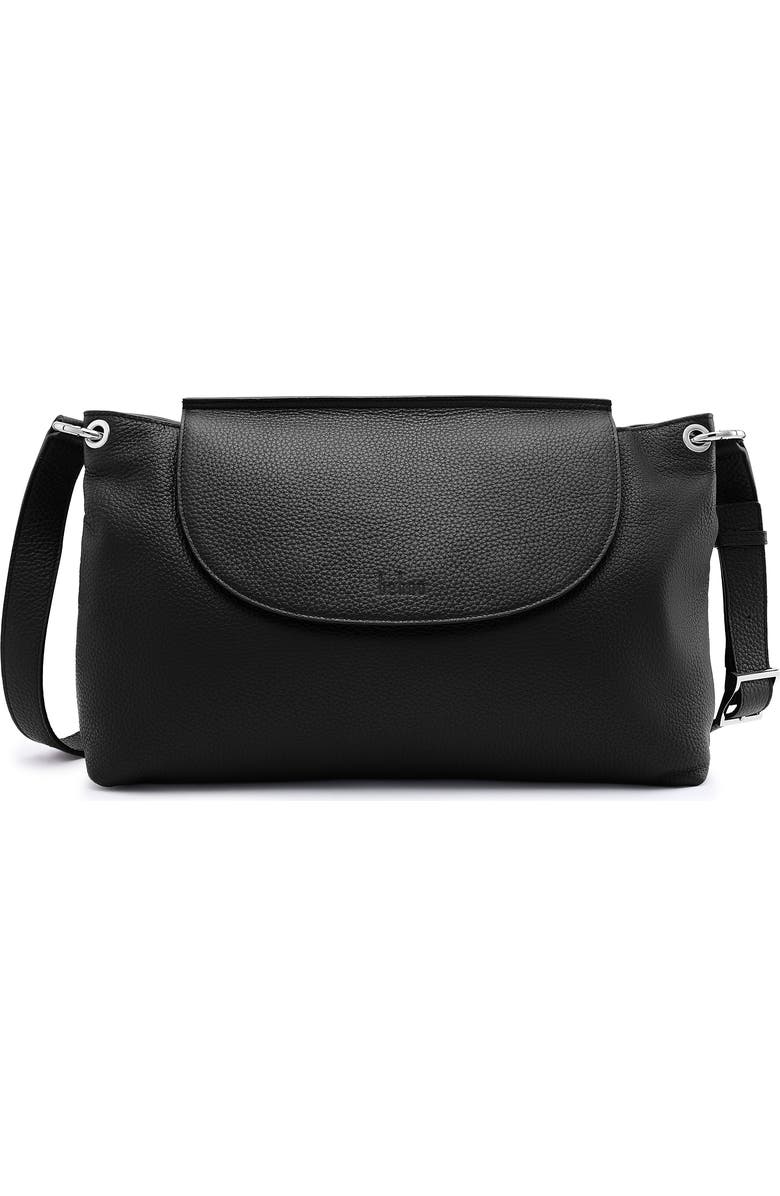 behno Large Judith Crossbody Satchel, Main, color, Black