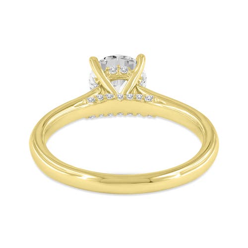 Luvmyjewelry Certified Round Shape Lab Grown Diamond (1.15 Ctw) Hidden Halo Ring In 14k Yellow Gold In 14k Yellow Gold