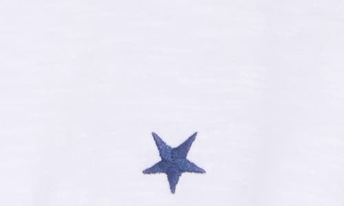 Lucky Brand Star Embroidered Twist Front T-shirt