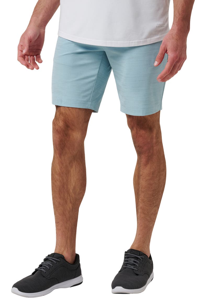 Travel Year flat Front Shorts, Main, color, CORY BLUE