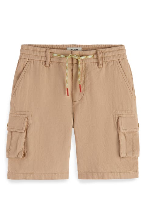 Kids' Cotton Cargo Shorts (Big Kid)