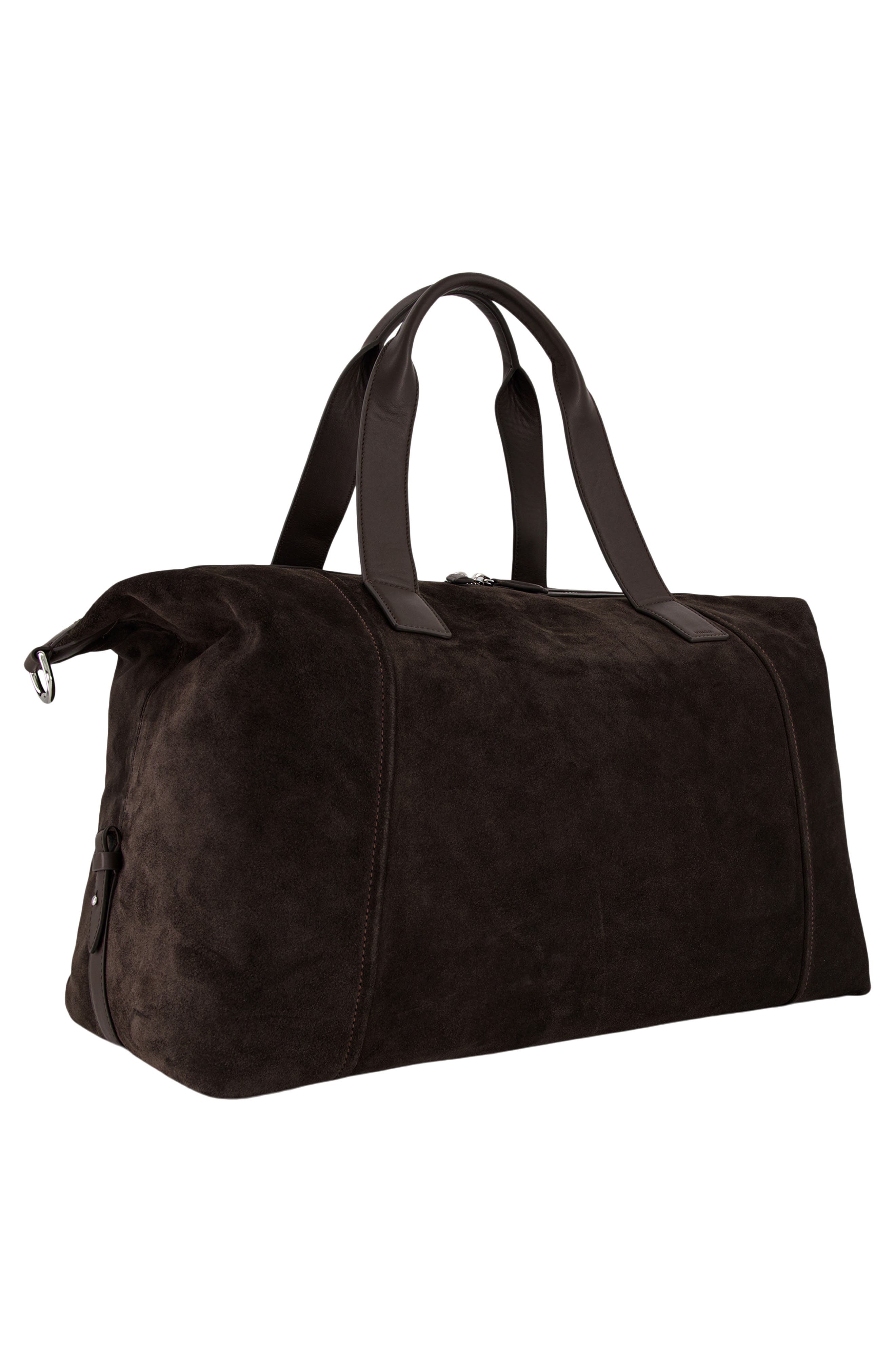 Westmore Suede Duffle Bag, Alternate, color, TOBACCO