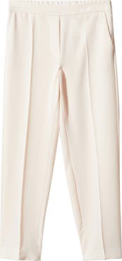 MANGO Flowy Straight Leg Suit Pants