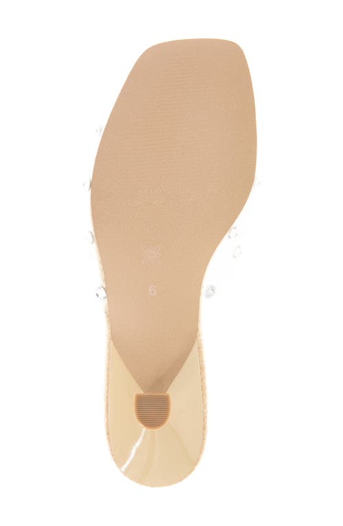 Bcbg Inika 2 Slide Sandal In Clear/tan