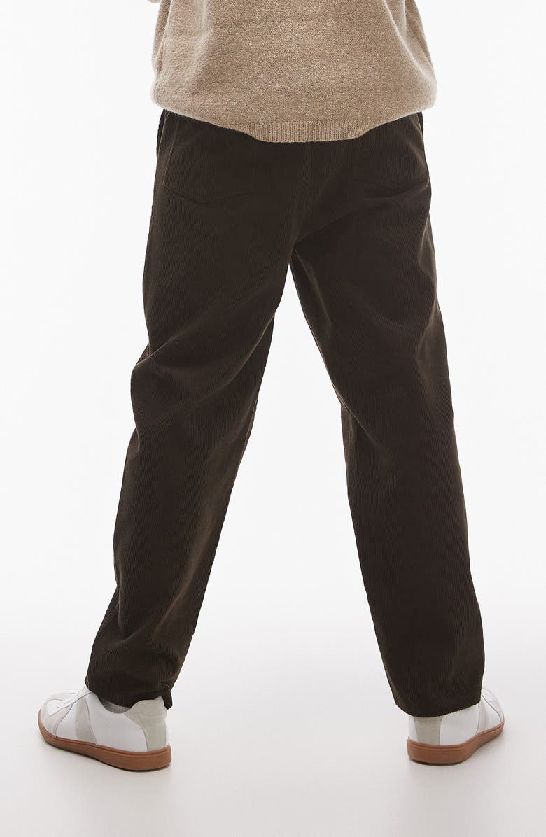 Topman Tapered Corduroy Pants, Alternate, color, 