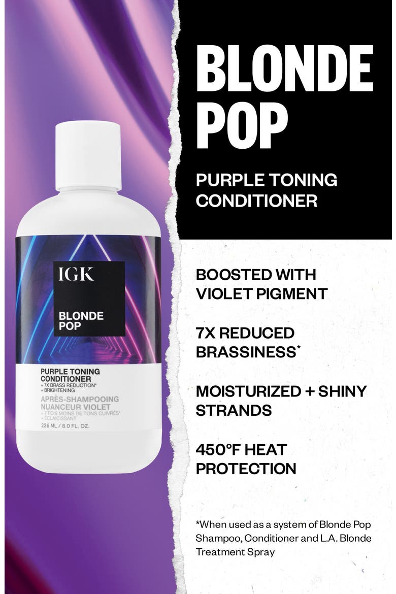 Blonde Pop Purple Toning Conditioner, Alternate, color, NO COLOR