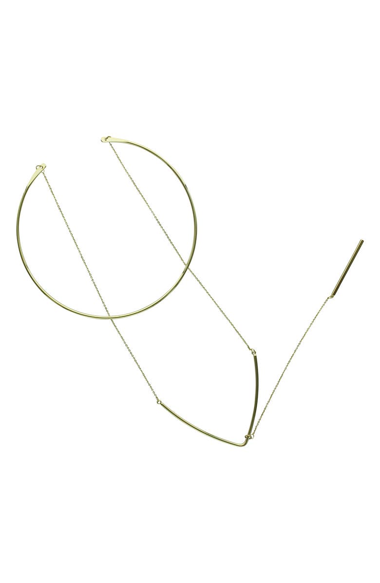 OLIVIA WELLES Layered Chain Necklace, Main, color, Gold