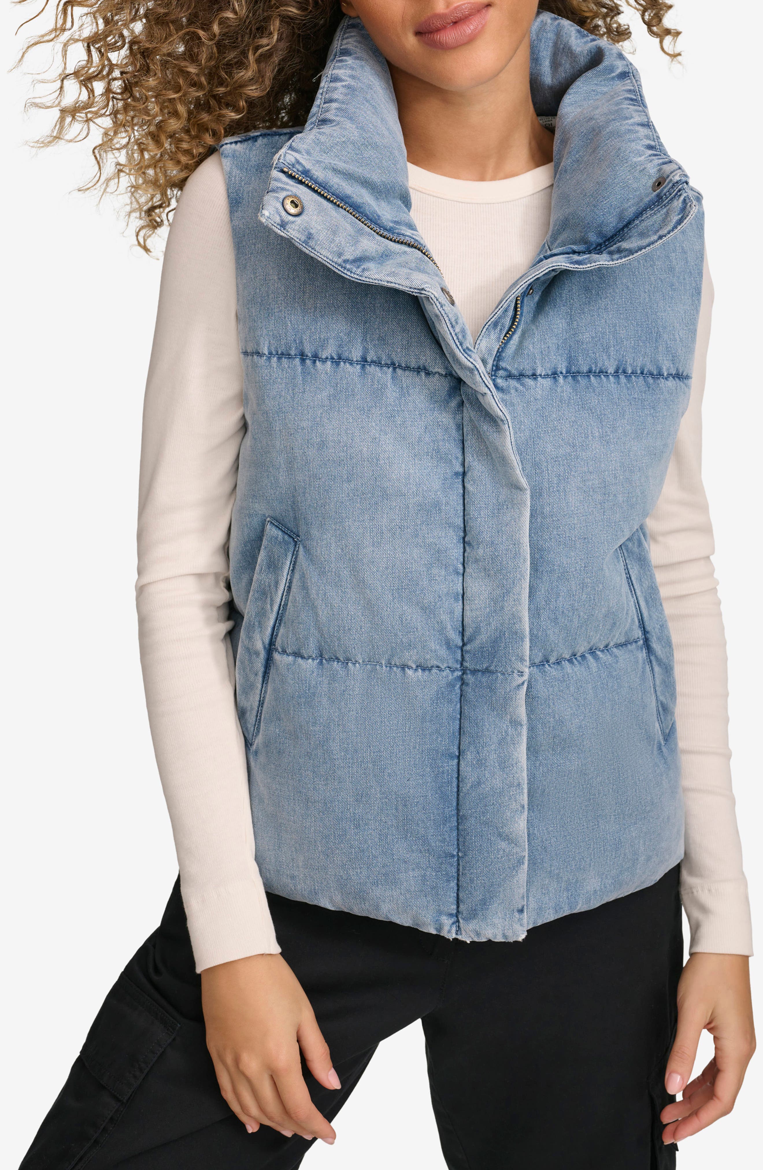 Levi's® Denim Puffer Vest