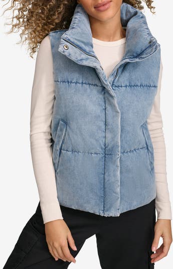 reo［supplier］  Denim Puffer Vest Puffer_Vest_Front_a12b6690-
