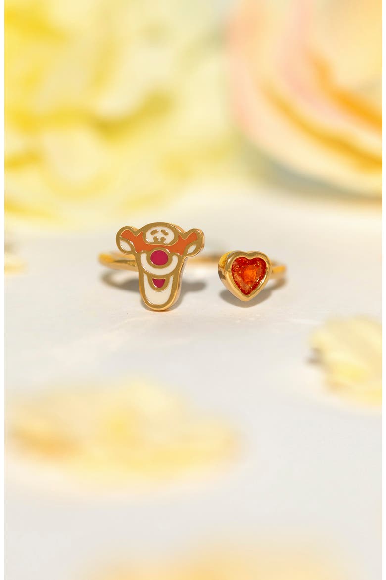 Disney Tigger Adjustable Ring, Alternate, color, GOLD