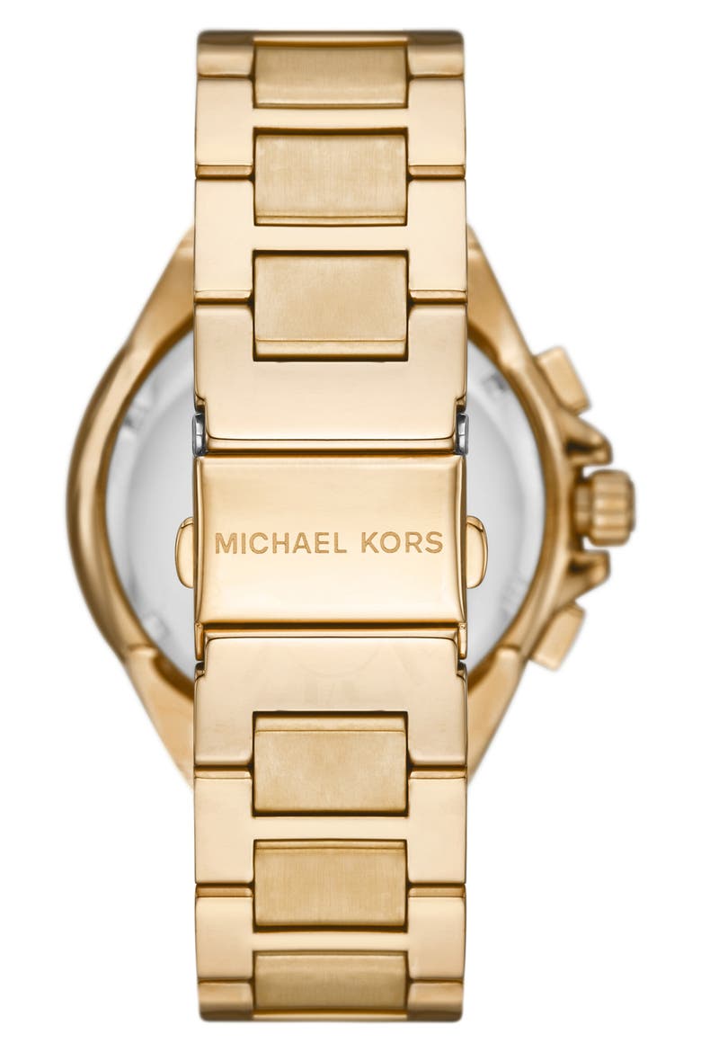 Camille Chronograph Bracelet Watch, 43mm, Alternate, color, GOLD