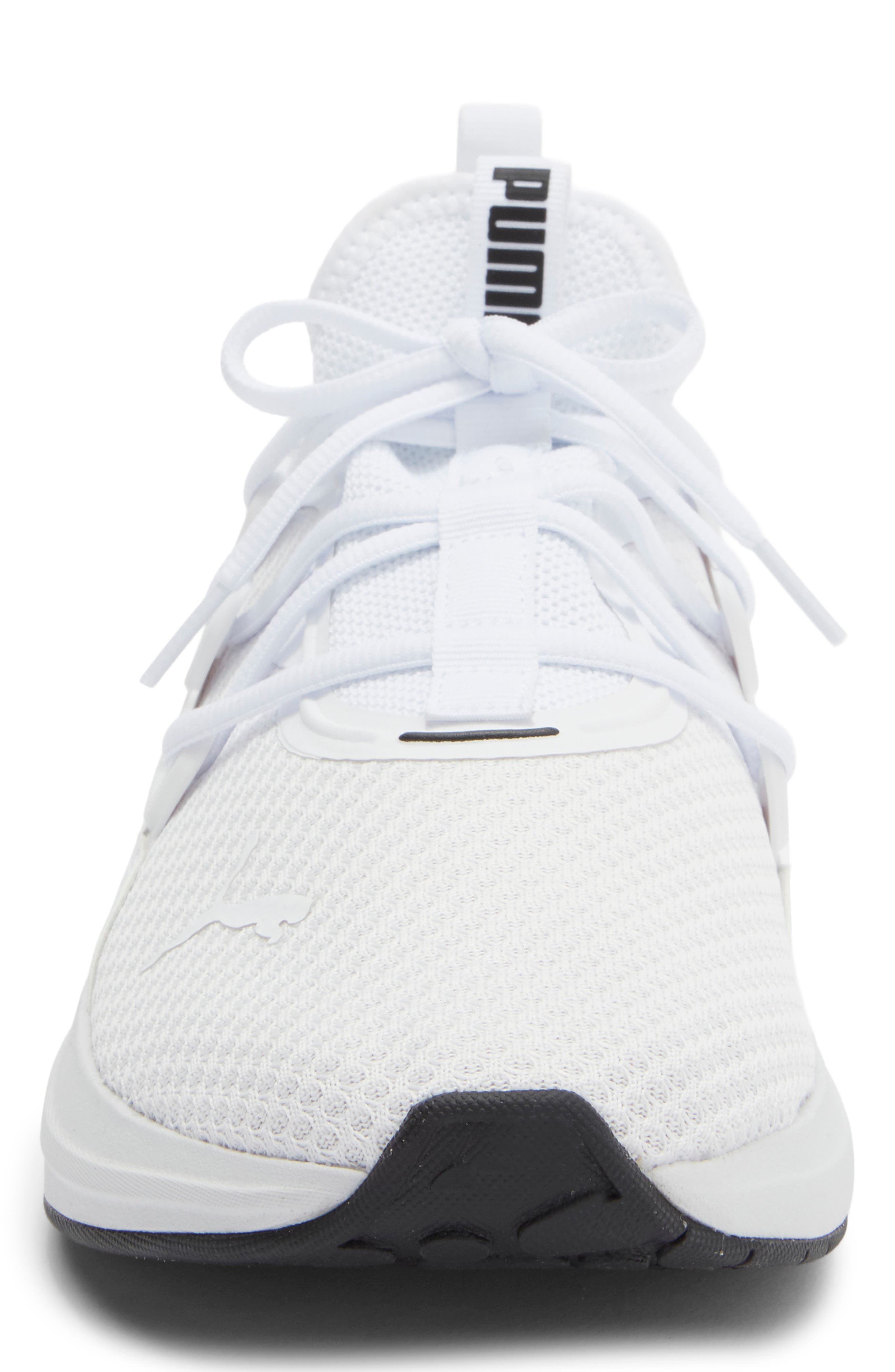 PUMA SoftRide Frequence Street Sneaker, Alternate, color, Puma White/ Feather Gray