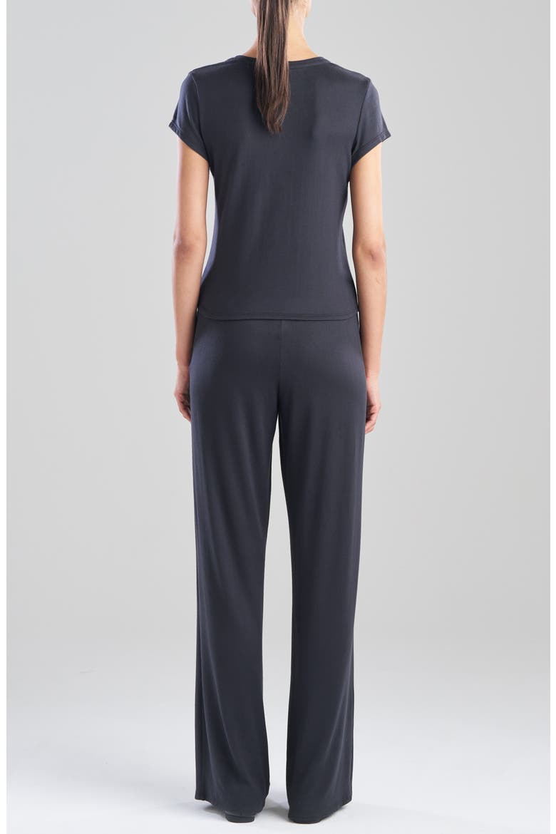 Cozy Essentials Short Sleeve Pajamas, Alternate, color, BLACK