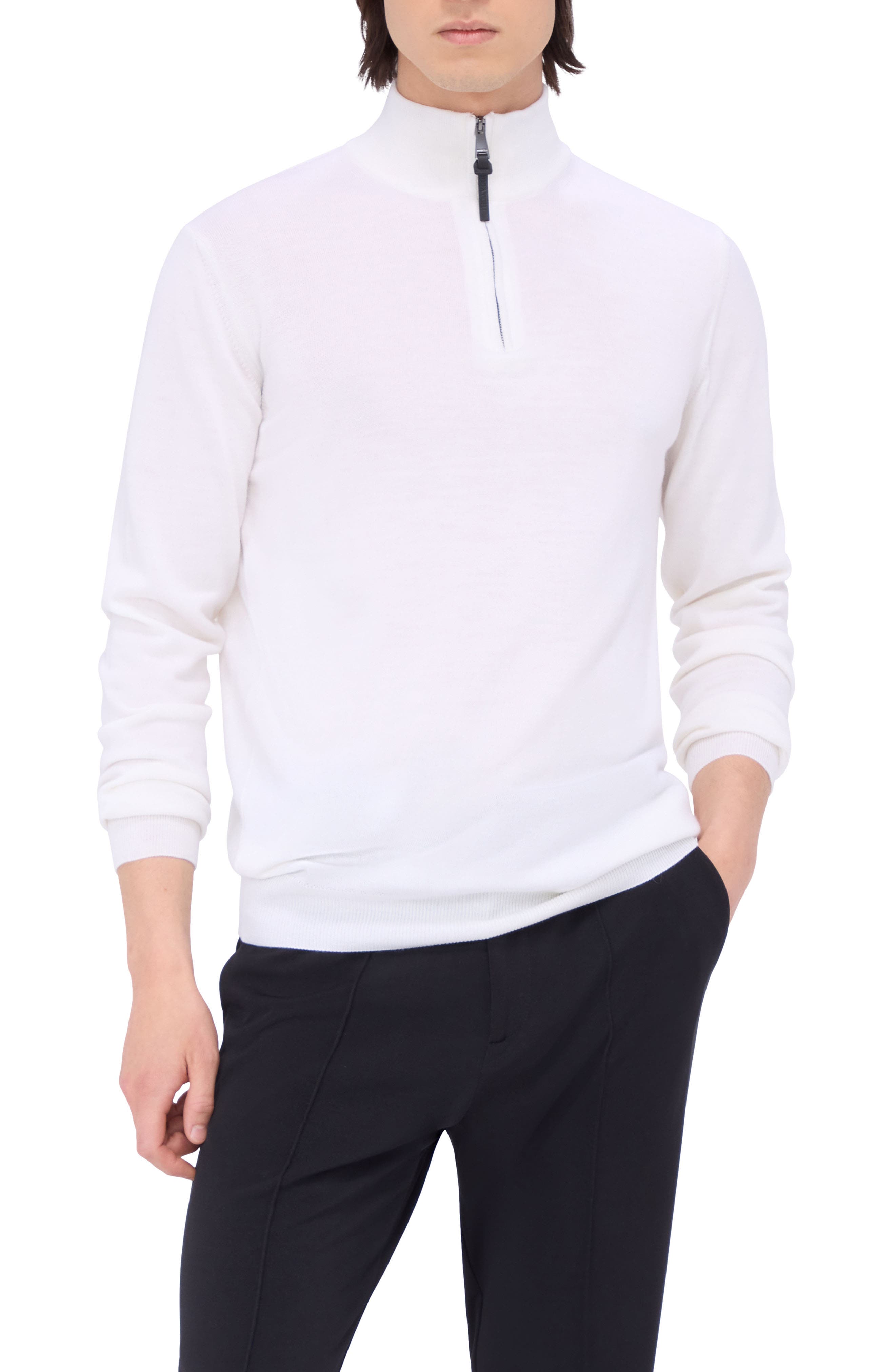 Merino Wool Quarter Zip Pullover - image 5