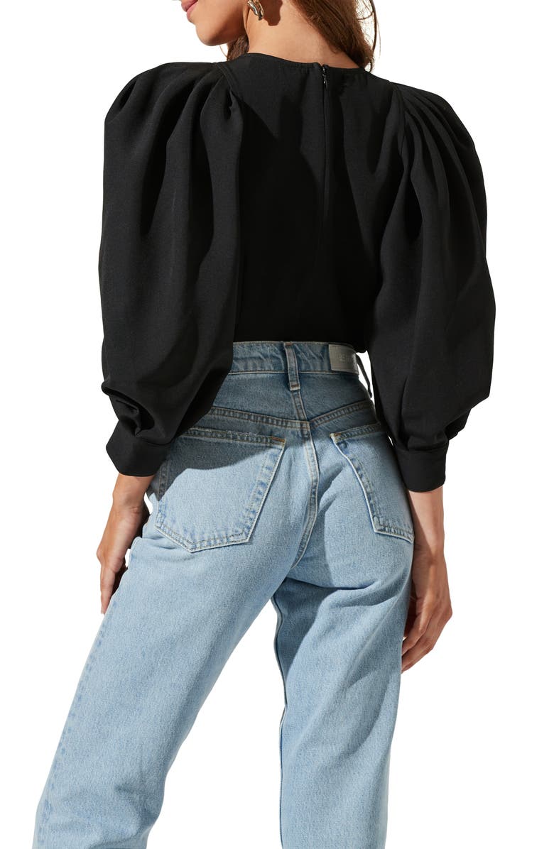 ASTR the Label Bubble Sleeve Blouse, Alternate, color, 