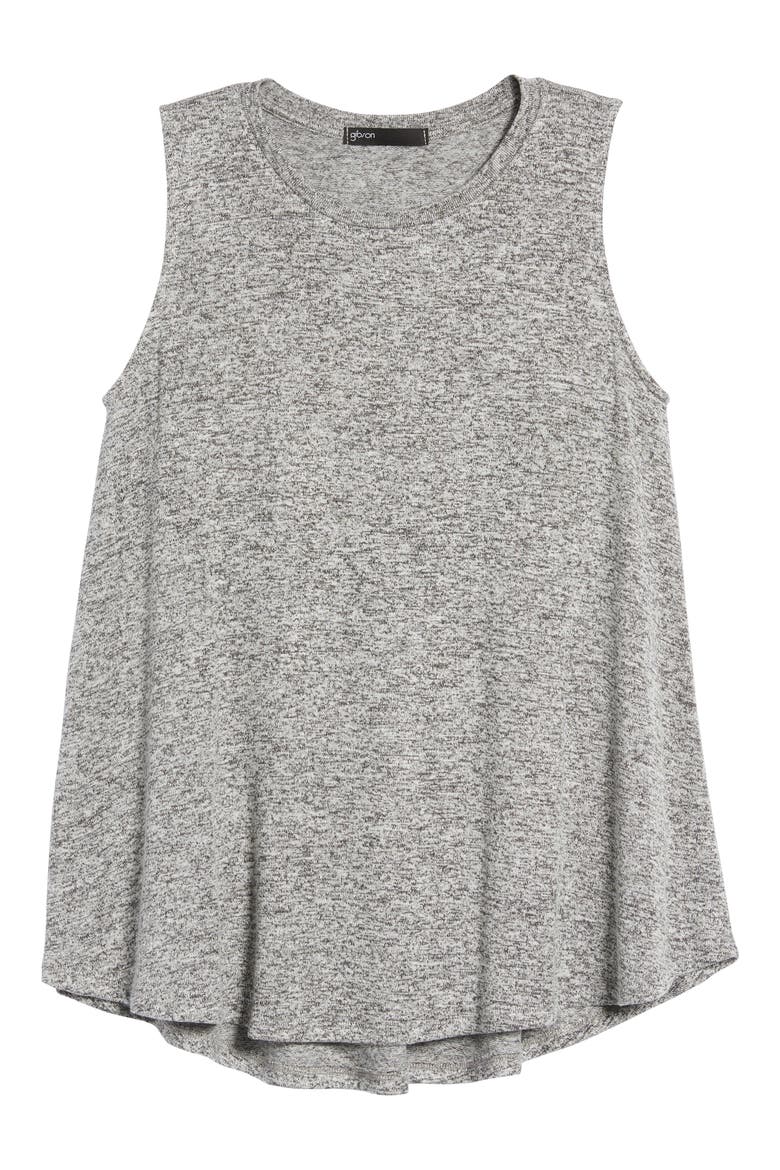 Gibson x Living in Yellow Millie Cozy Muscle Tank (Nordstrom Exclusive), Alternate, color, HEATHER GREY MARLED