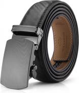 Mio Marino Signature Leather Ratchet Belt