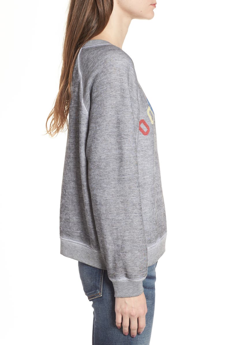 Wildfox Ooh La La Sweatshirt, Alternate, color, 