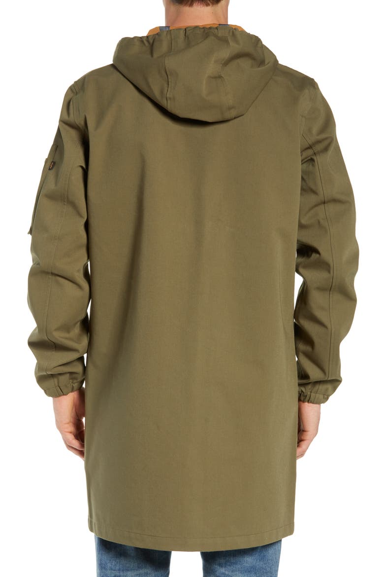 Duster Waterproof Field Coat, Alternate, color, VINTAGE OLIVE