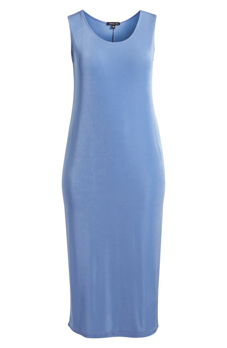 Vikki Vi Sleeveless Stretch Knit Maxi Tank Dress, Alternate, color,