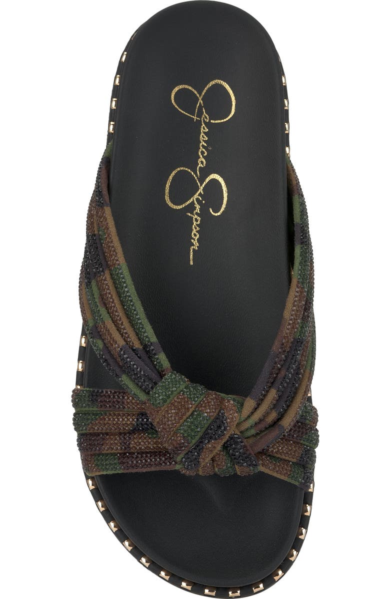 Jessica Simpson Cilleva Slide Sandal, Alternate, color, Forest Camo