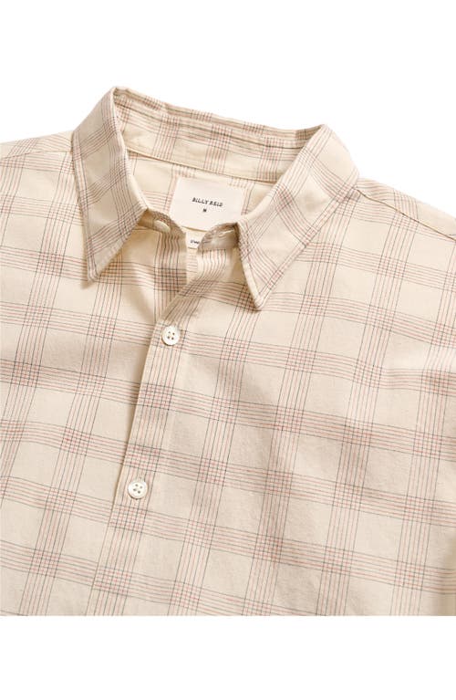 Billy Reid 'john T' Standard Fit Check Sport Shirt In Yellow
