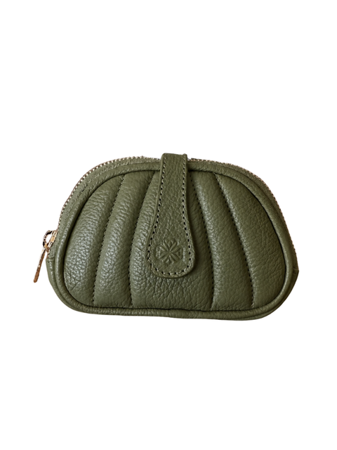 Écrin Ameline Textured Leather Zip Pouch