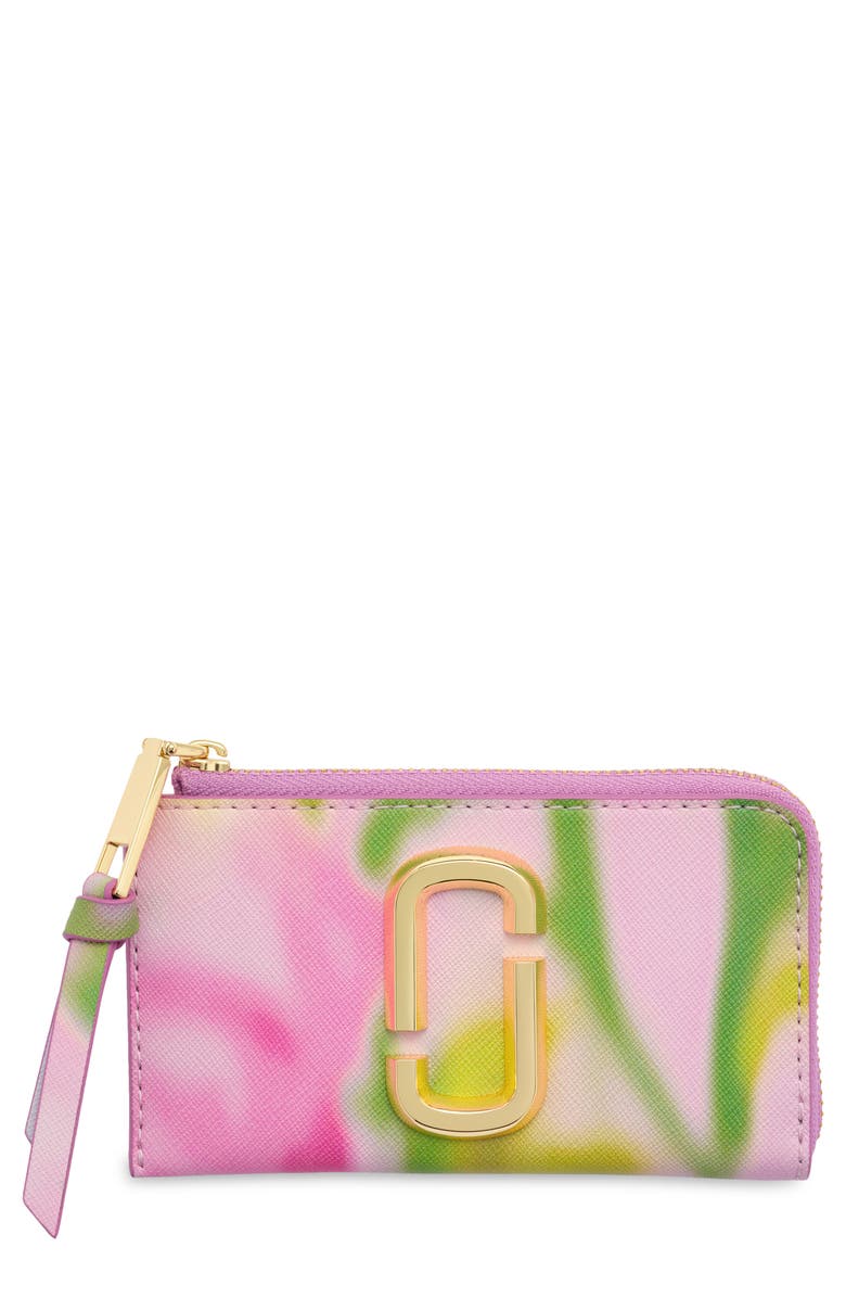 Marc Jacobs The Top Zip Multi Wallet, Main, color, Ribbon Pink Multi