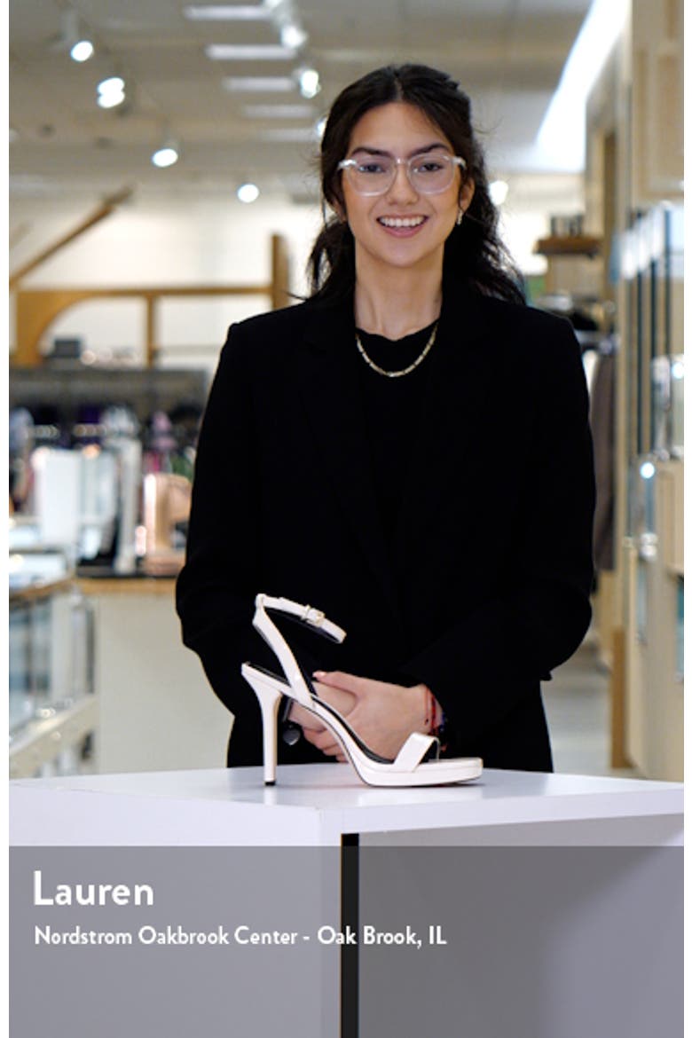 Adonia Ankle Strap Platform Sandal video