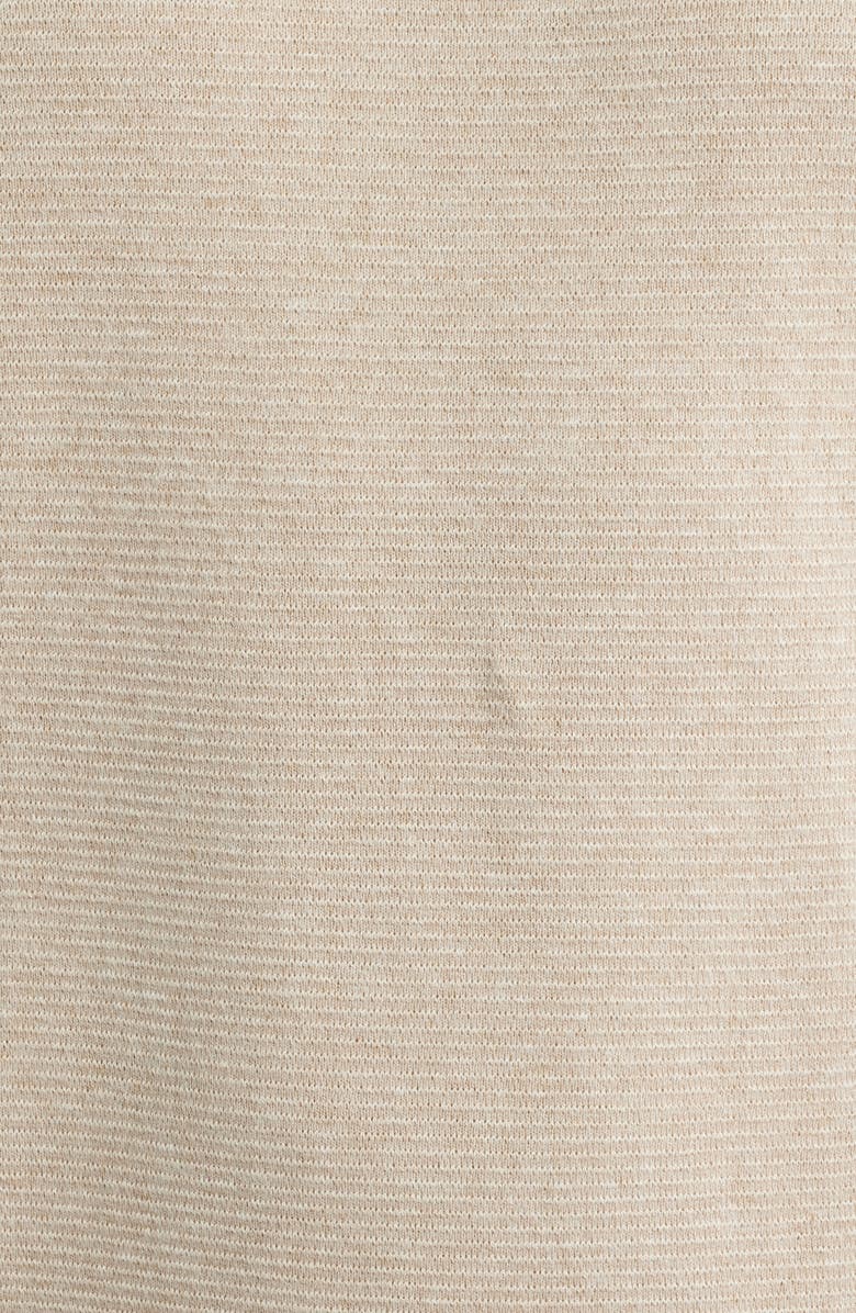 Peter Millar Coolspun Texture Sweater, Alternate, color, Truffle