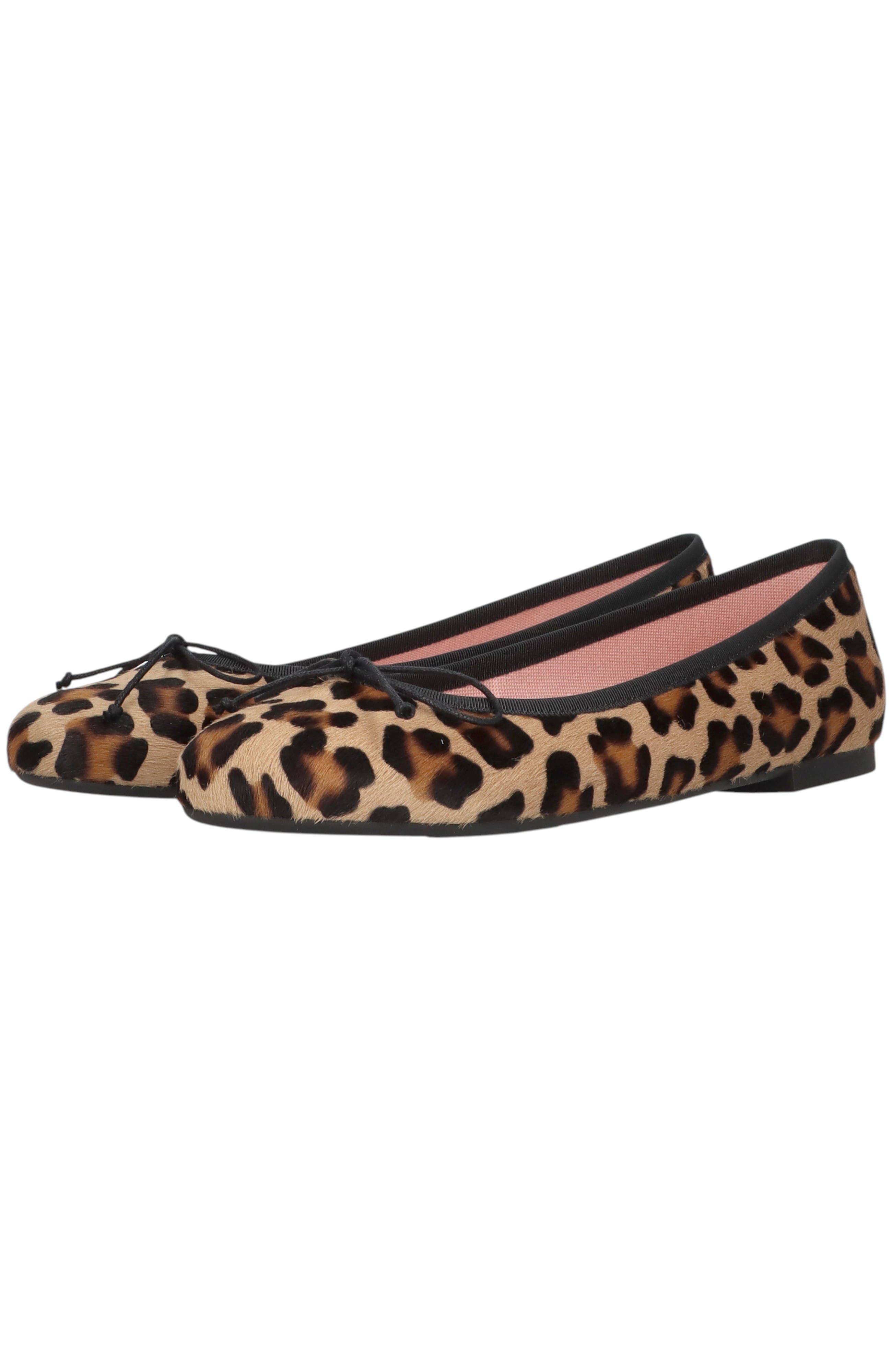 Pretty Ballerinas Round Toe Leopard Ballet Flat, Alternate, color, Leopard