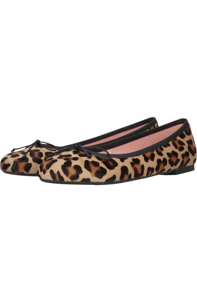 Pretty Ballerinas Round Toe Leopard Ballet Flat, Alternate, color, Leopard