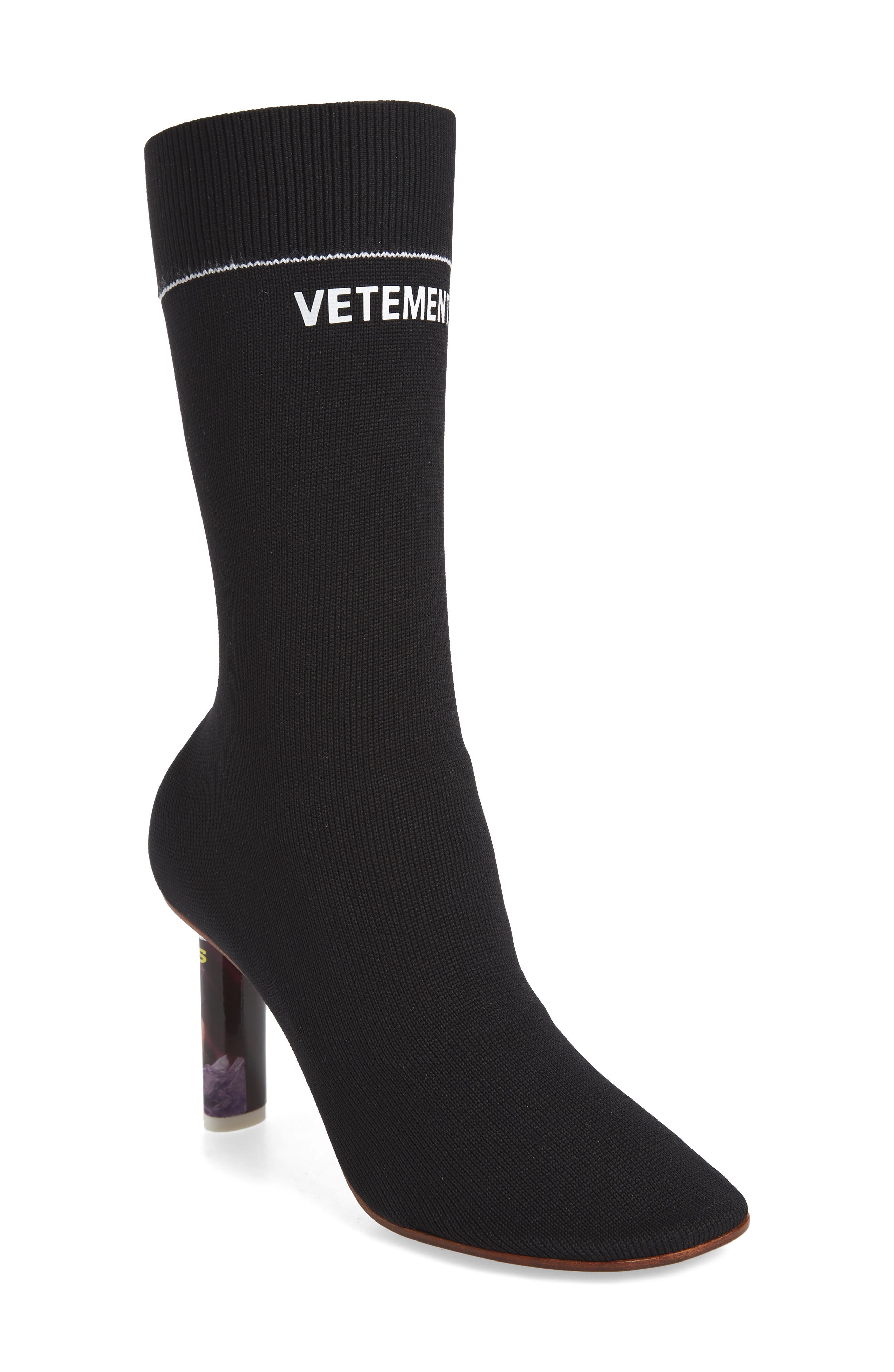 VETEMENTS Lighter Sock Boot, Main, color, 
