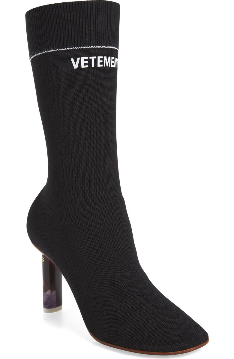 VETEMENTS Lighter Sock Boot, Main, color,