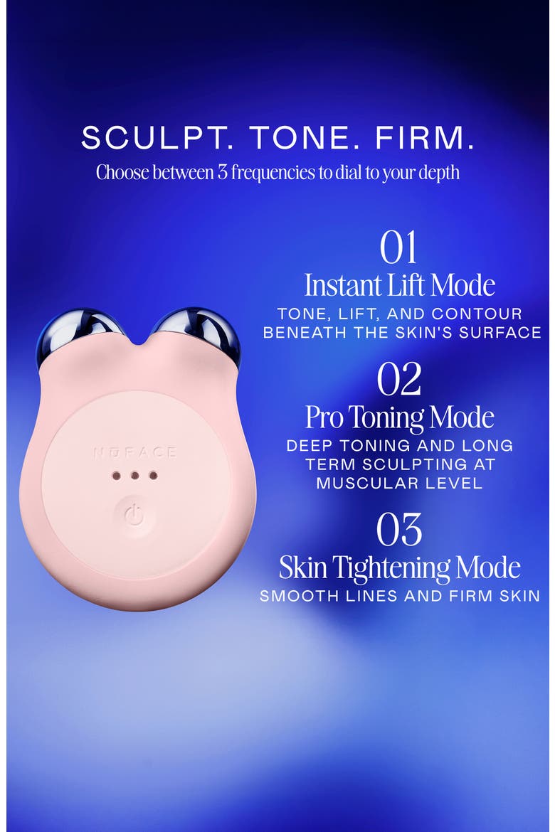 MINI+ Smart Petite Microcurrent Facial Toning Device Starter Kit, Alternate, color, VIOLET DUSK