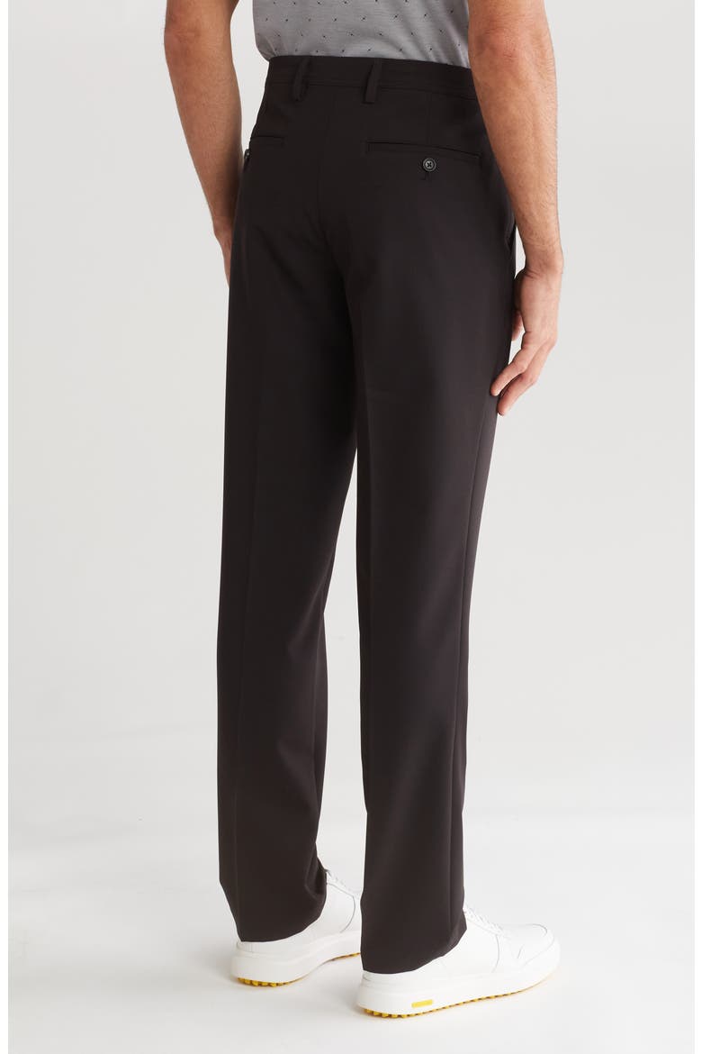 Flat Front Pants, Alternate, color, BLACK