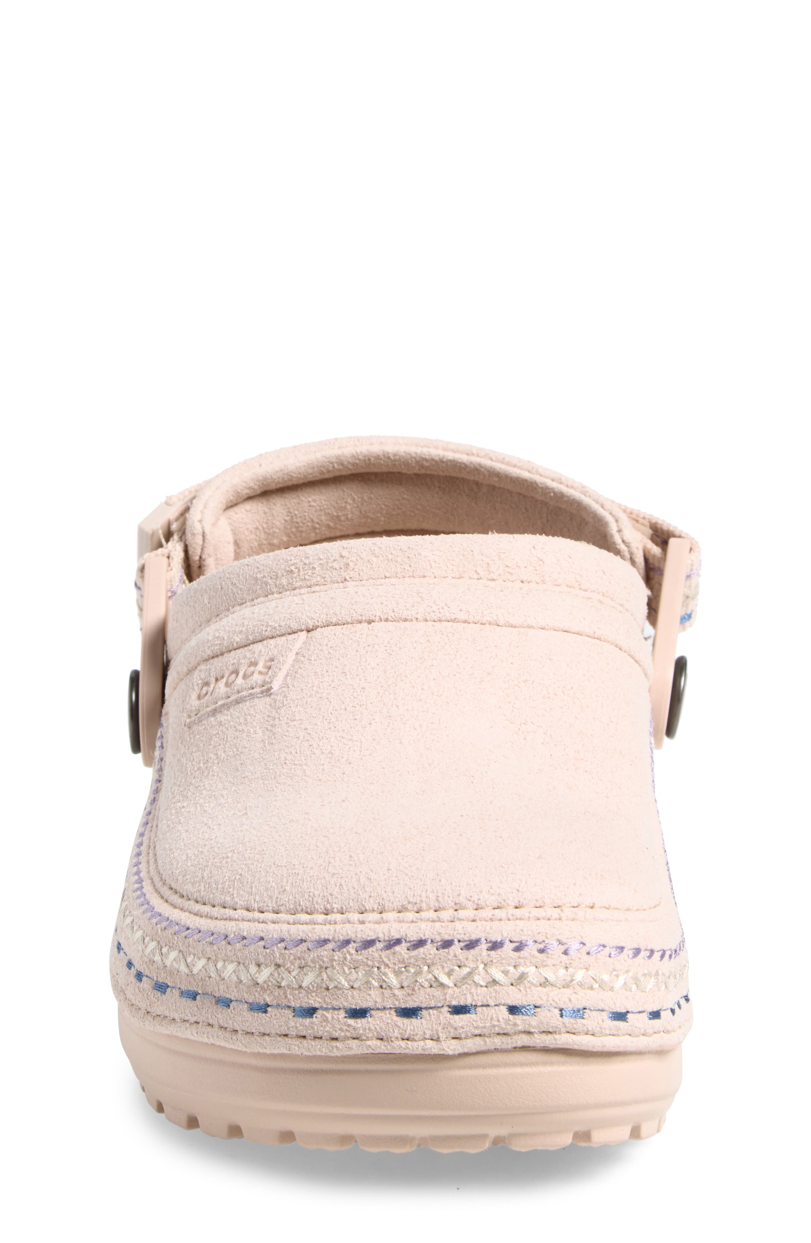 Kids' Crafted Faux Suede Stitch Clog, Alternate, color, QUARTZ