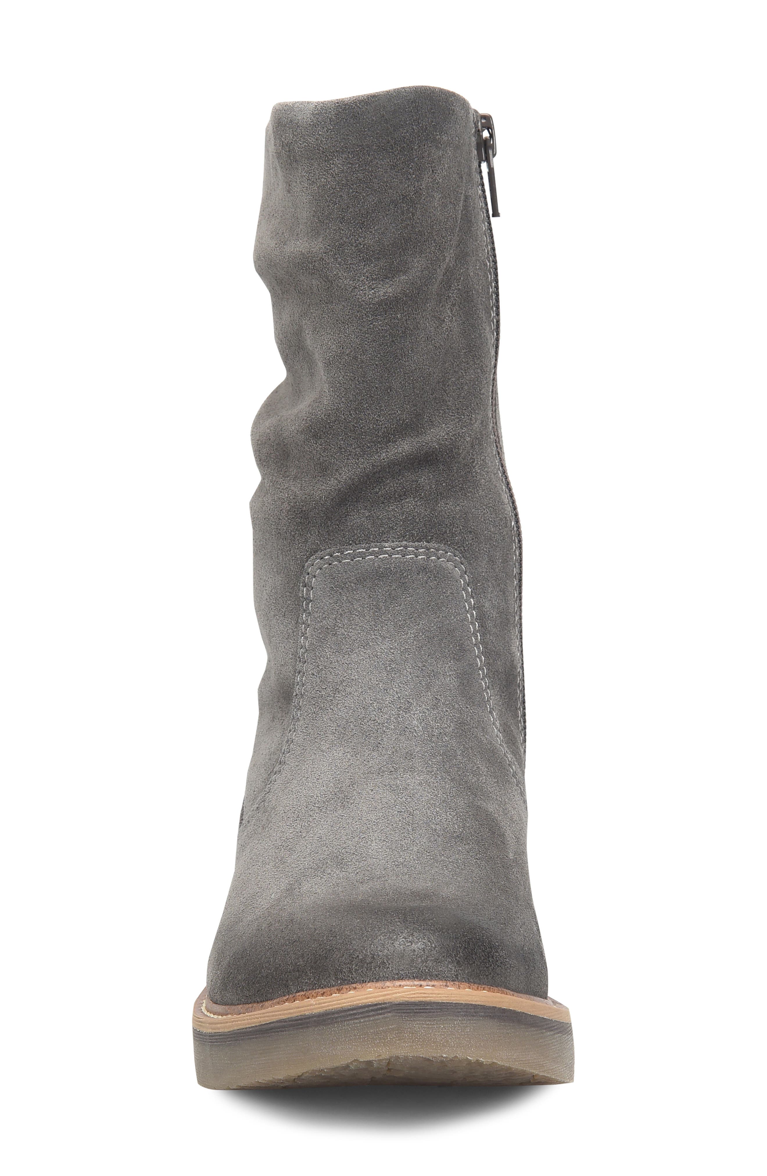 Comfortiva Renata Water Resistant Boot, Alternate, color, Smoke Suede
