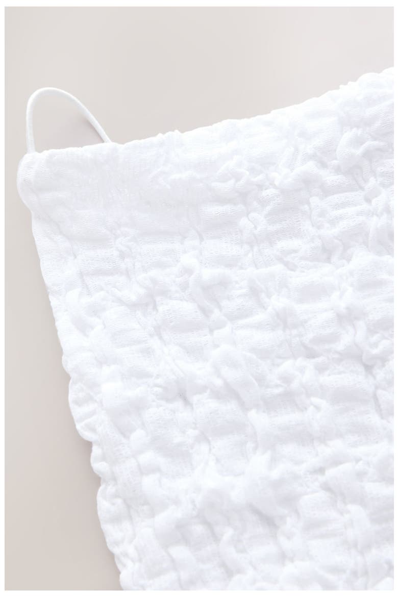 Textured Cotton Blend Tank, Alternate, color, WHITE