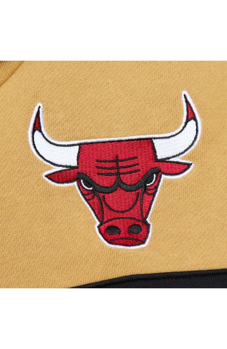 Mitchell & Ness Men's Mitchell & Ness Red/Gold Chicago Bulls Head Coach Pullover Hoodie, Alternate, color, Red
