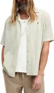 AllSaints Selenite Seersucker Camp Shirt