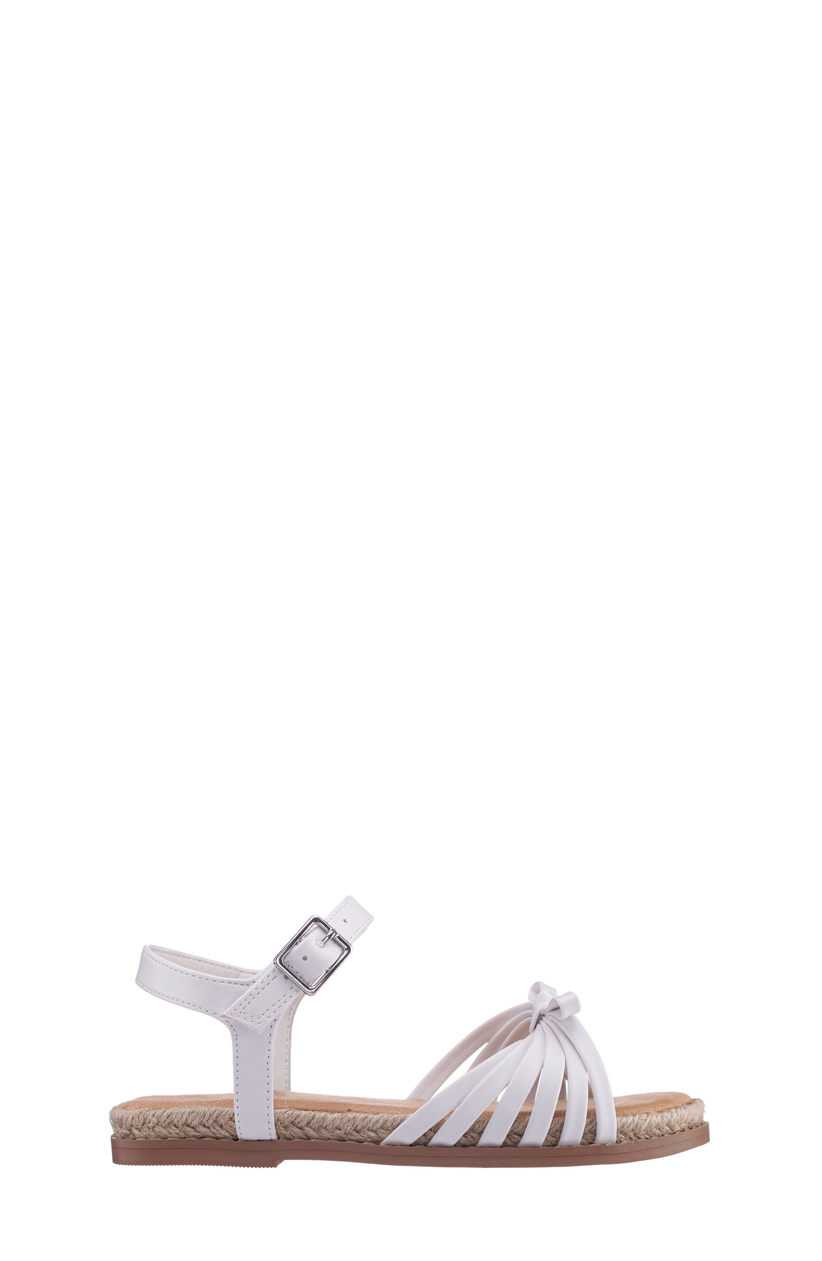 Kids' Santora Sandal, Alternate, color, WHITE SMOOTH