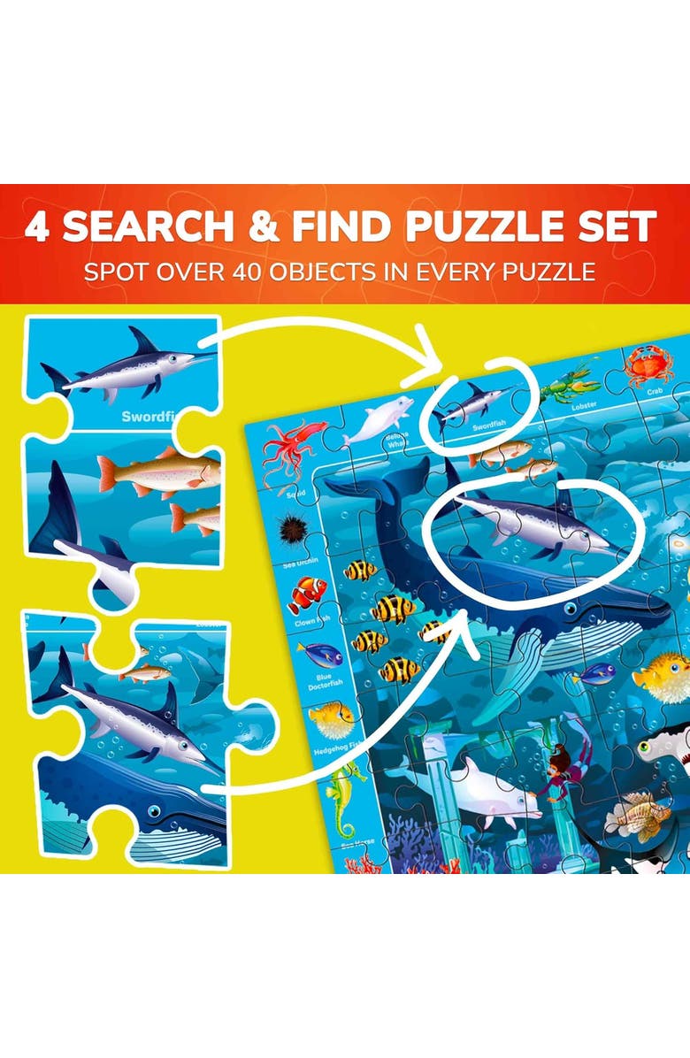 Quokka 100 Piece Jigsaw Puzzles for Kids - Animal, City, Nature & Everyday Life Themes, Alternate, color, Animals Pets Dinozaurus