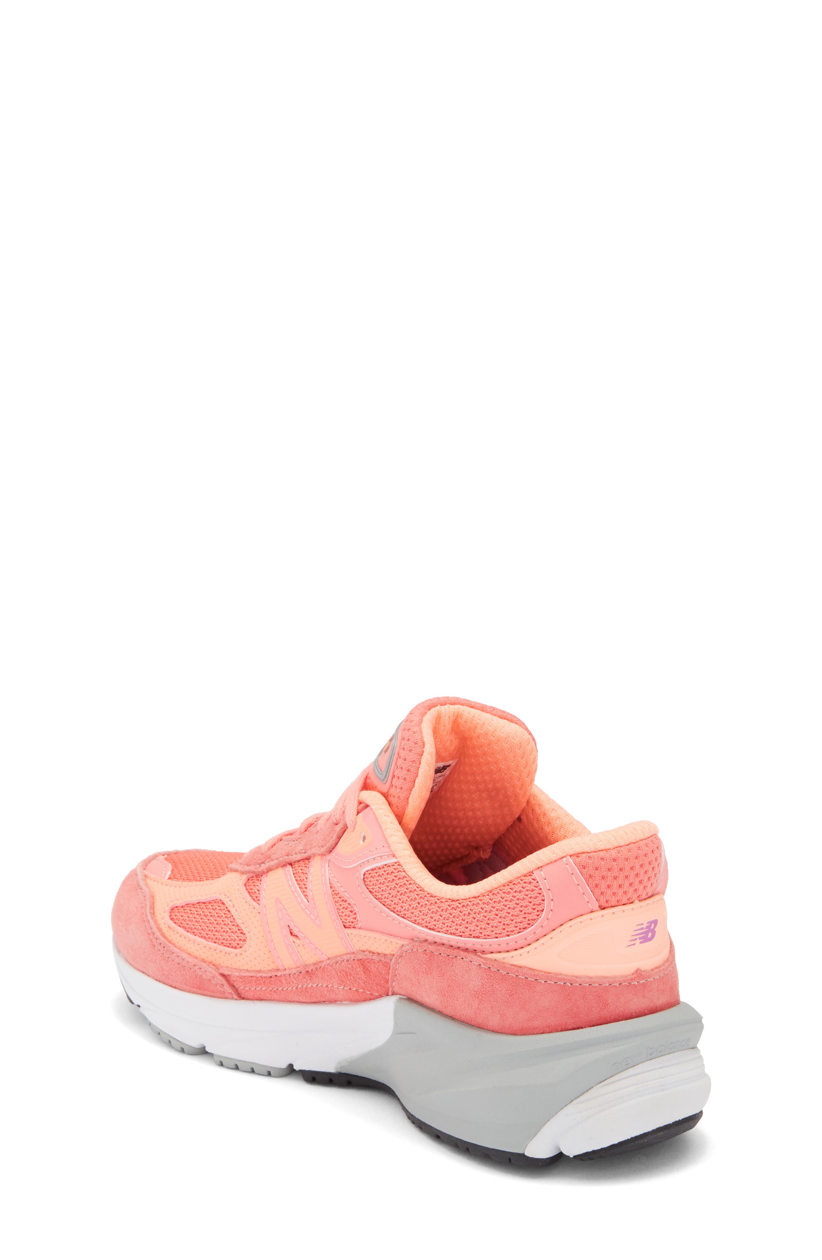 New Balance Gender Inclusive 990 Sneaker, Alternate, color, Sunrise/ Passion Fruit