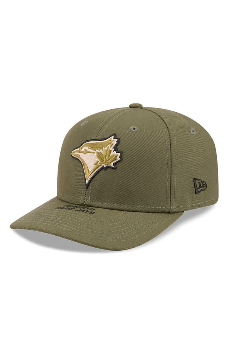 New Era Men's New Era Olive Toronto Blue Jays 2026 Armed Forces Day 9SEVENTY Adjustable Hat, Alternate, color, Olive