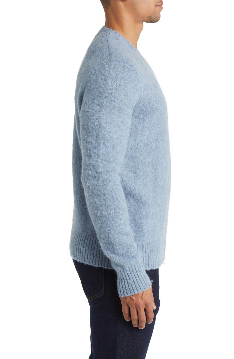 Brooks Brothers Shetland Crewneck Wool Sweater, Alternate, color,