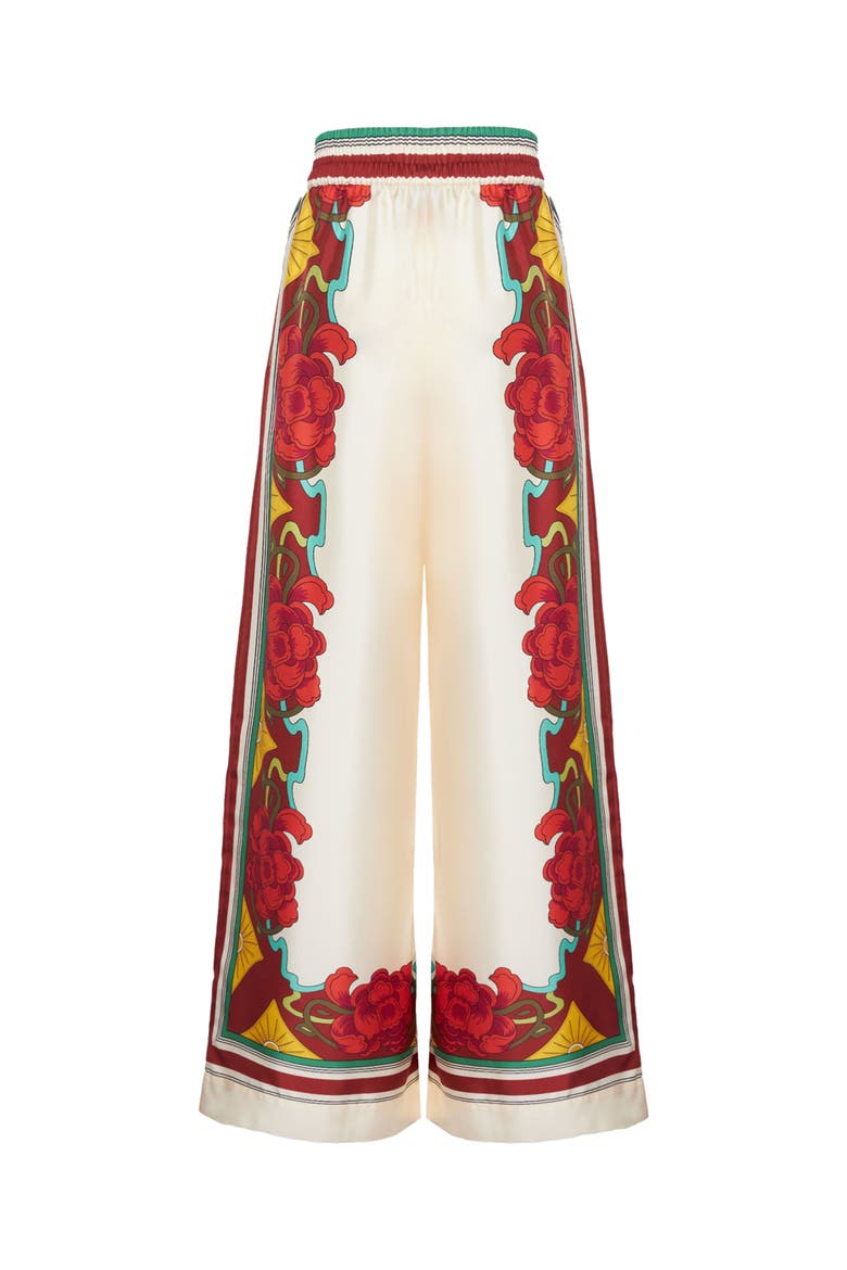 Palazzo Pants Placée, Alternate, color, Taormina Placée Ivory
