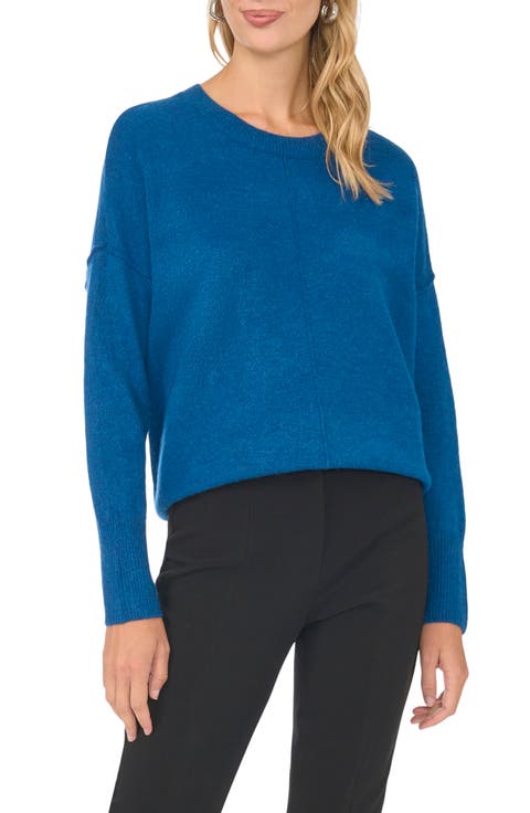Exposed Seam Crewneck Sweater