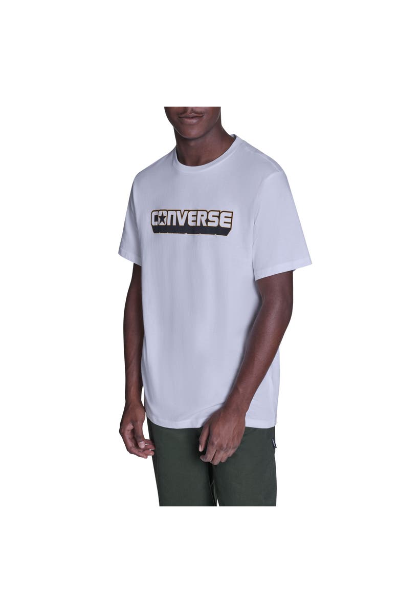 Converse Dimension Logo Tee, Main, color, White 10A